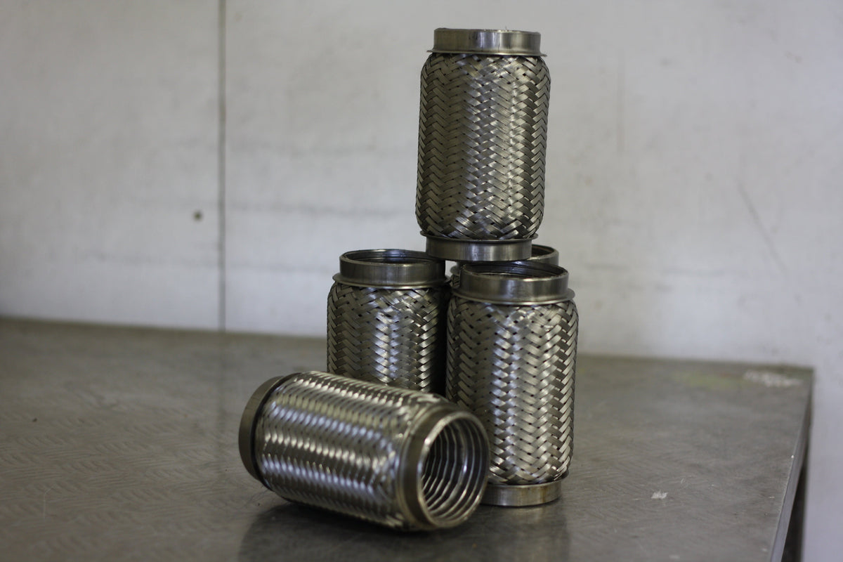 2.5" 63.5mm X 6" 150mm Stainless Steel interlock Flexi