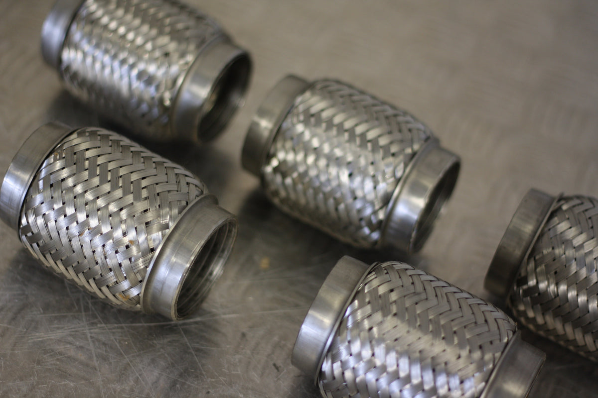 2.25" 57.2mm X 4" 100mm Stainless Steel interlock Flexi