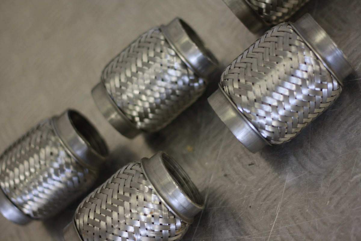 2.25" 57.2mm X 4" 100mm Stainless Steel interlock Flexi
