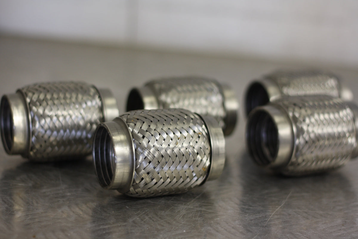 2.25" 57.2mm X 4" 100mm Stainless Steel interlock Flexi