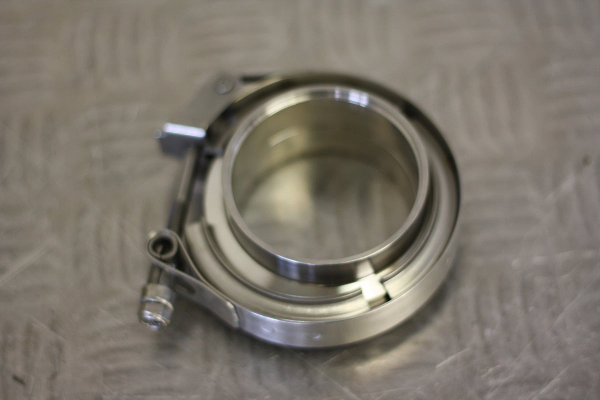 2.5" 63.5mm Stainless Steel V-Band Interlocking Quick Release