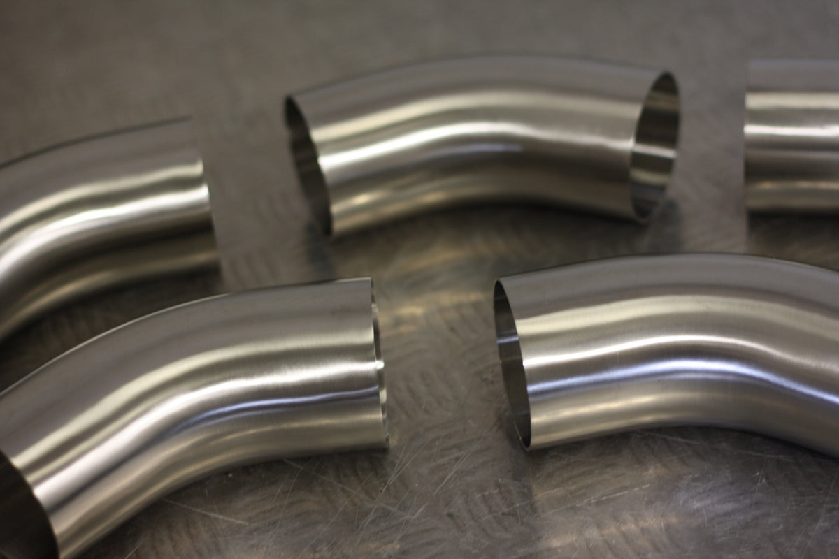 45 Degree 3" 76.2mm Tight 1D Stainless Steel Bend