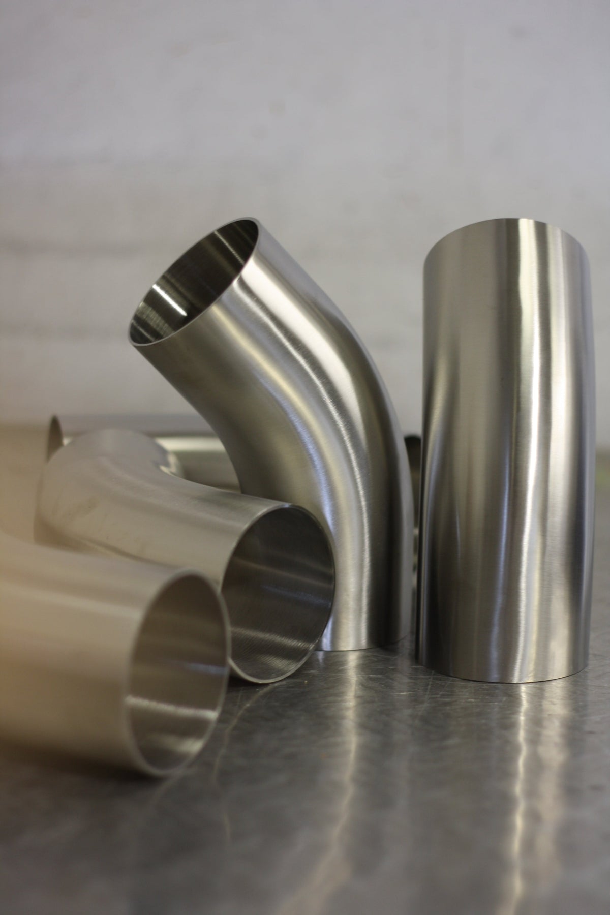 45 Degree 3" 76.2mm Tight 1D Stainless Steel Bend