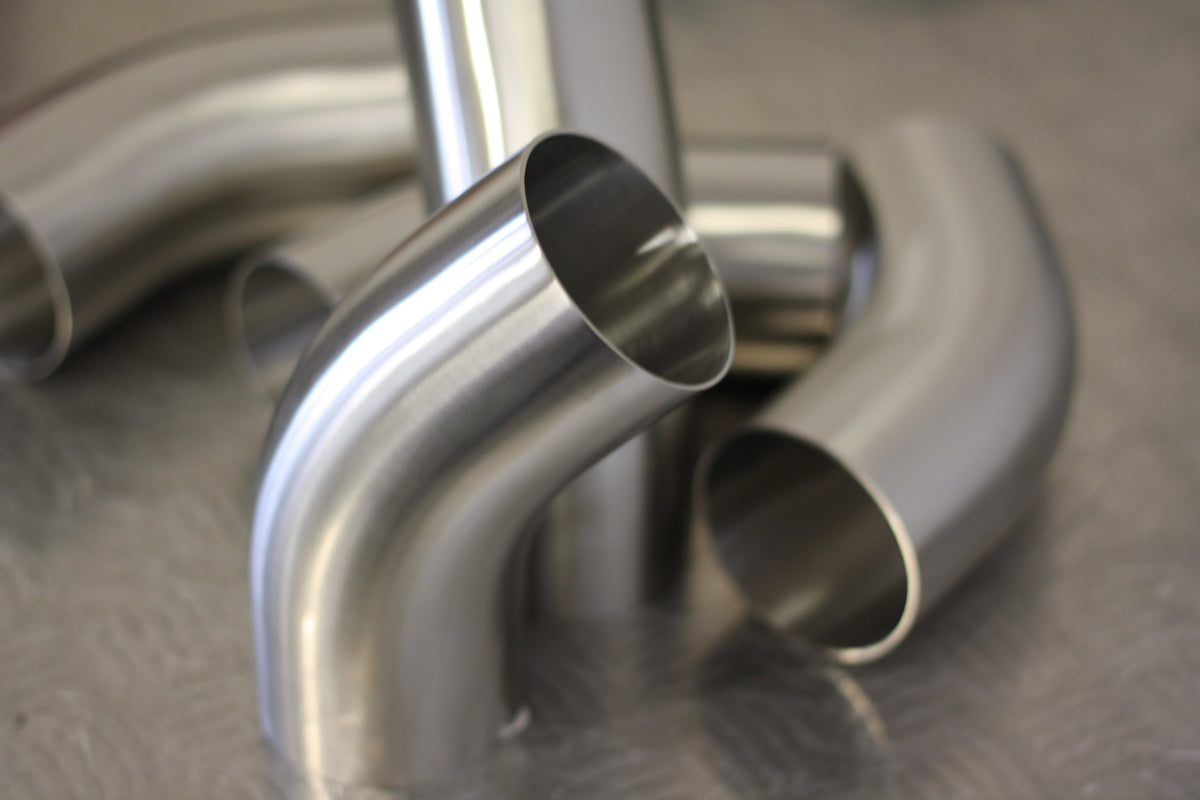 45 Degree 3" 76.2mm Tight 1D Stainless Steel Bend