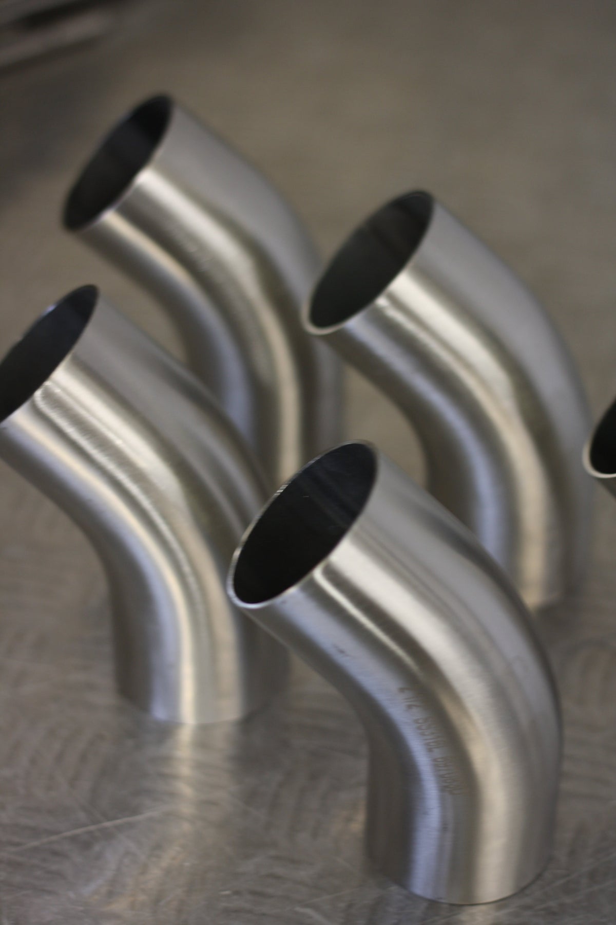 45 Degree 2.5" 63.5mm Tight 1D Stainless Steel Bend