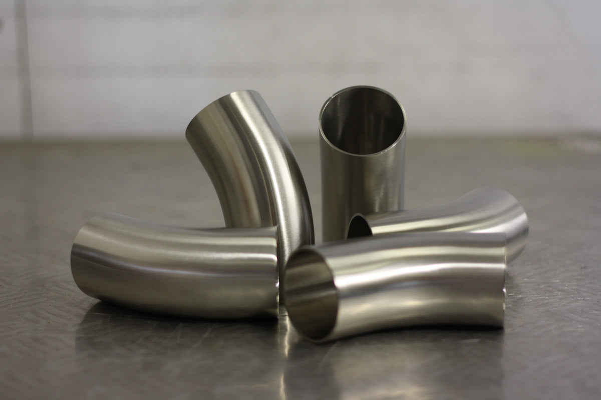 45 Degree 2" 50.8mm Tight 1D Stainless Steel Bend