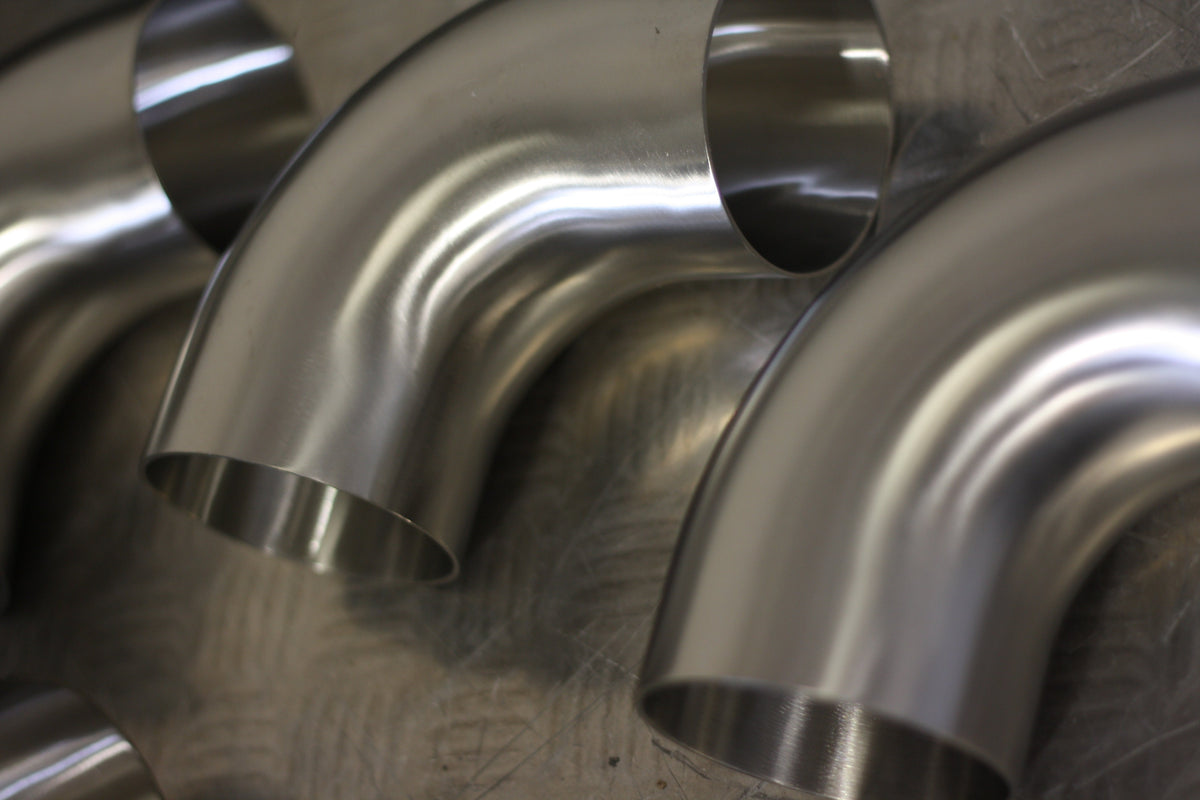90 Degree 3" 76.2mm Tight 1D Stainless Steel Bend