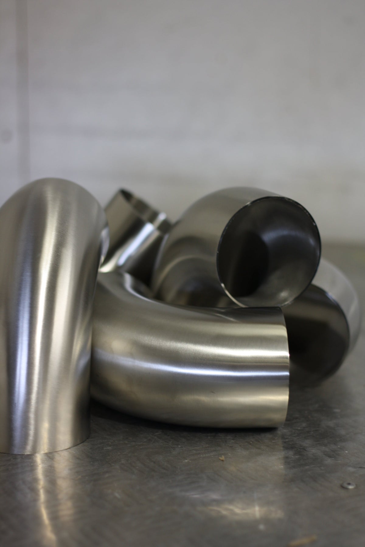 90 Degree 3" 76.2mm Tight 1D Stainless Steel Bend