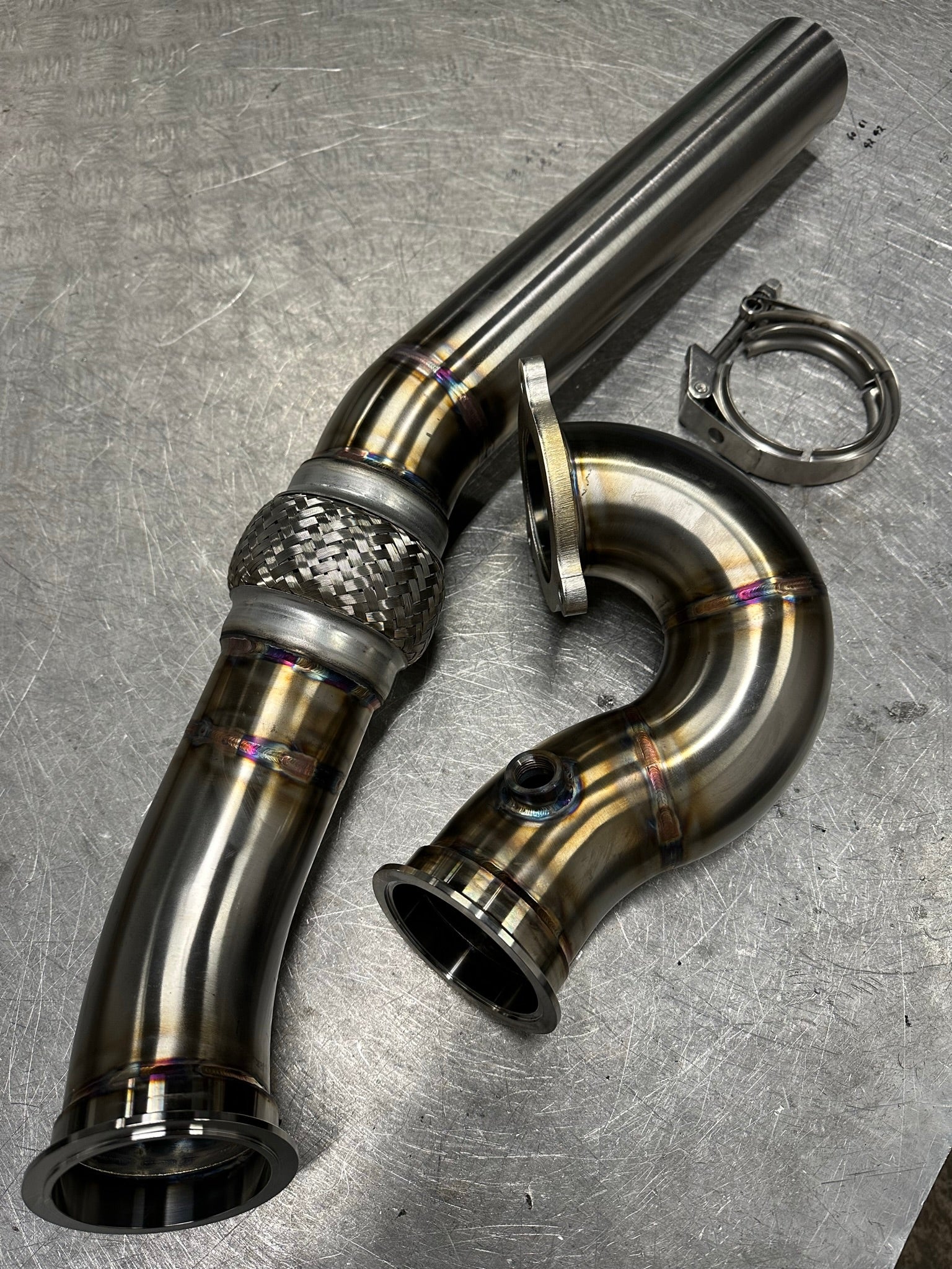 3" 1.8T K04 conversion downpipe - VW Corrado