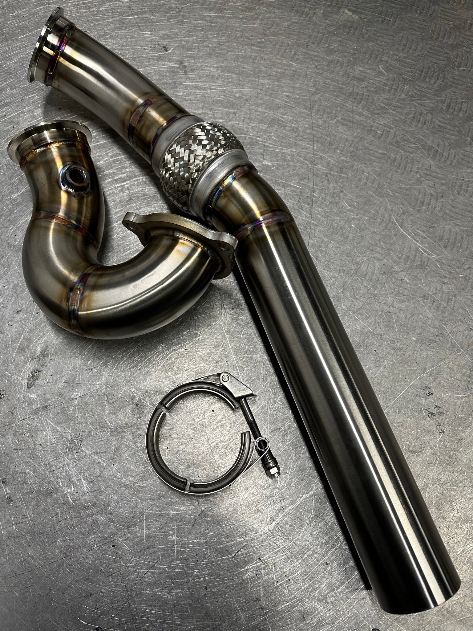 3" 1.8T K04 conversion downpipe - VW Golf MK3