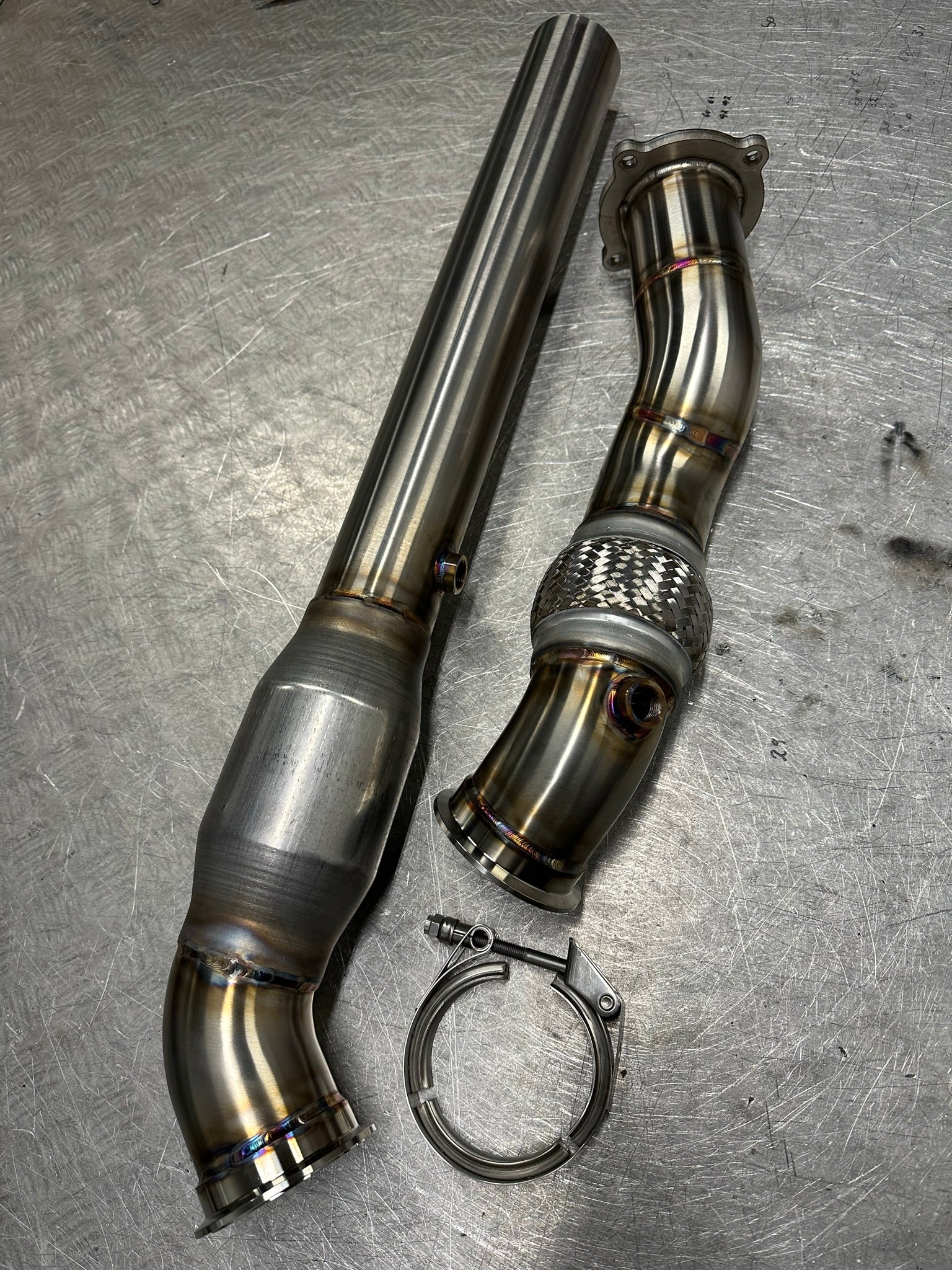 3" 200Cell Sports Cat Downpipe - Audi TT MK1 1.8T 180 Quattro
