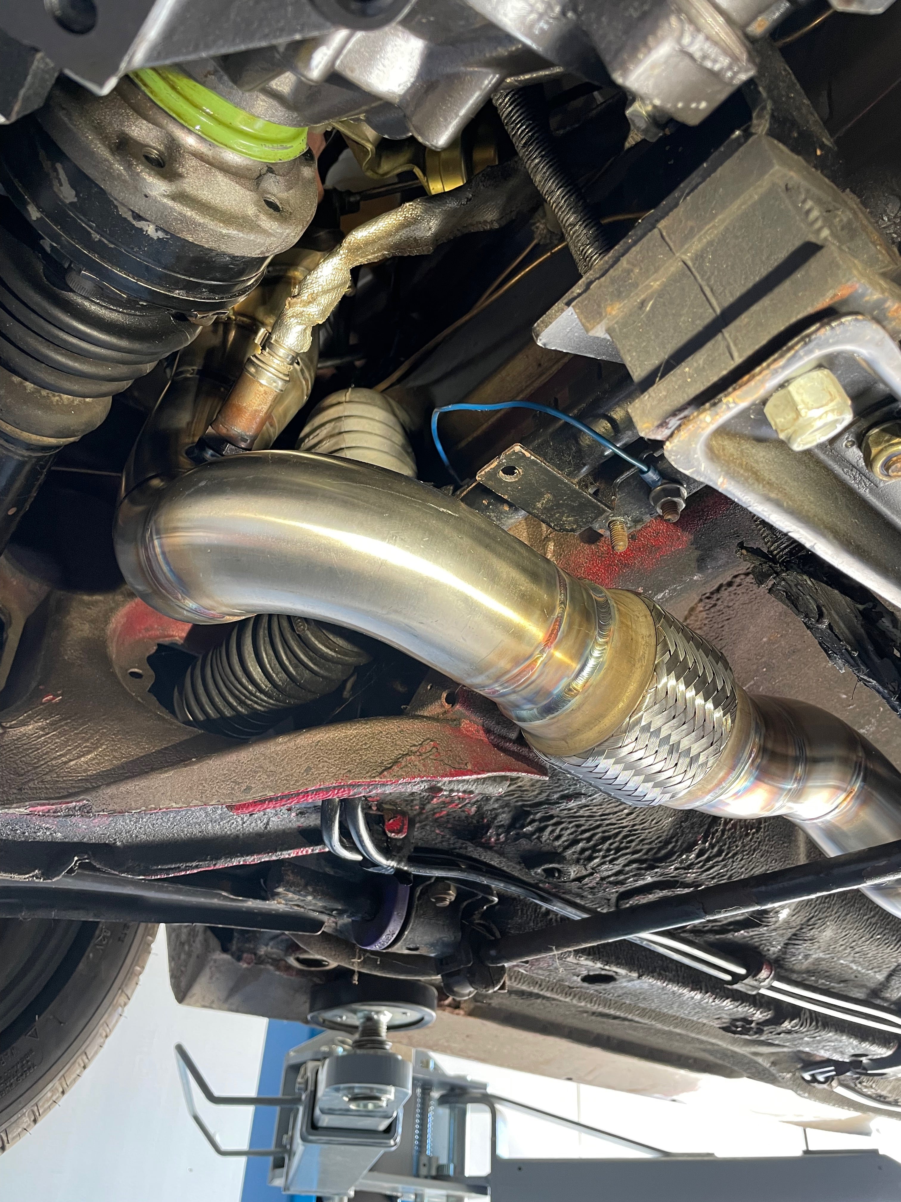 2.5" 1.8T k03/K03S Conversion Downpipe - VW Scirocco MK1