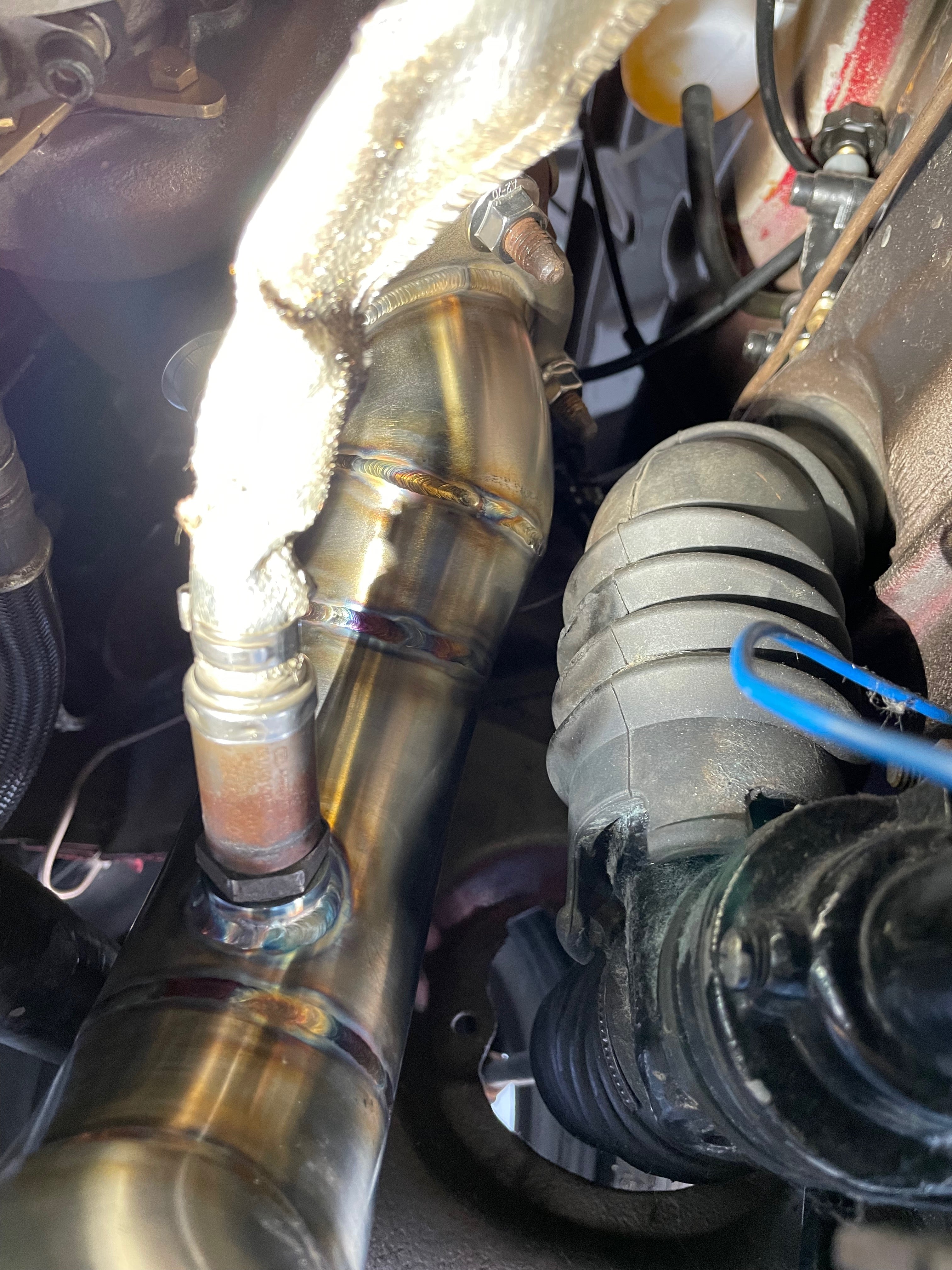 2.5" 1.8T k03/K03S Conversion Downpipe - VW Jetta MK1