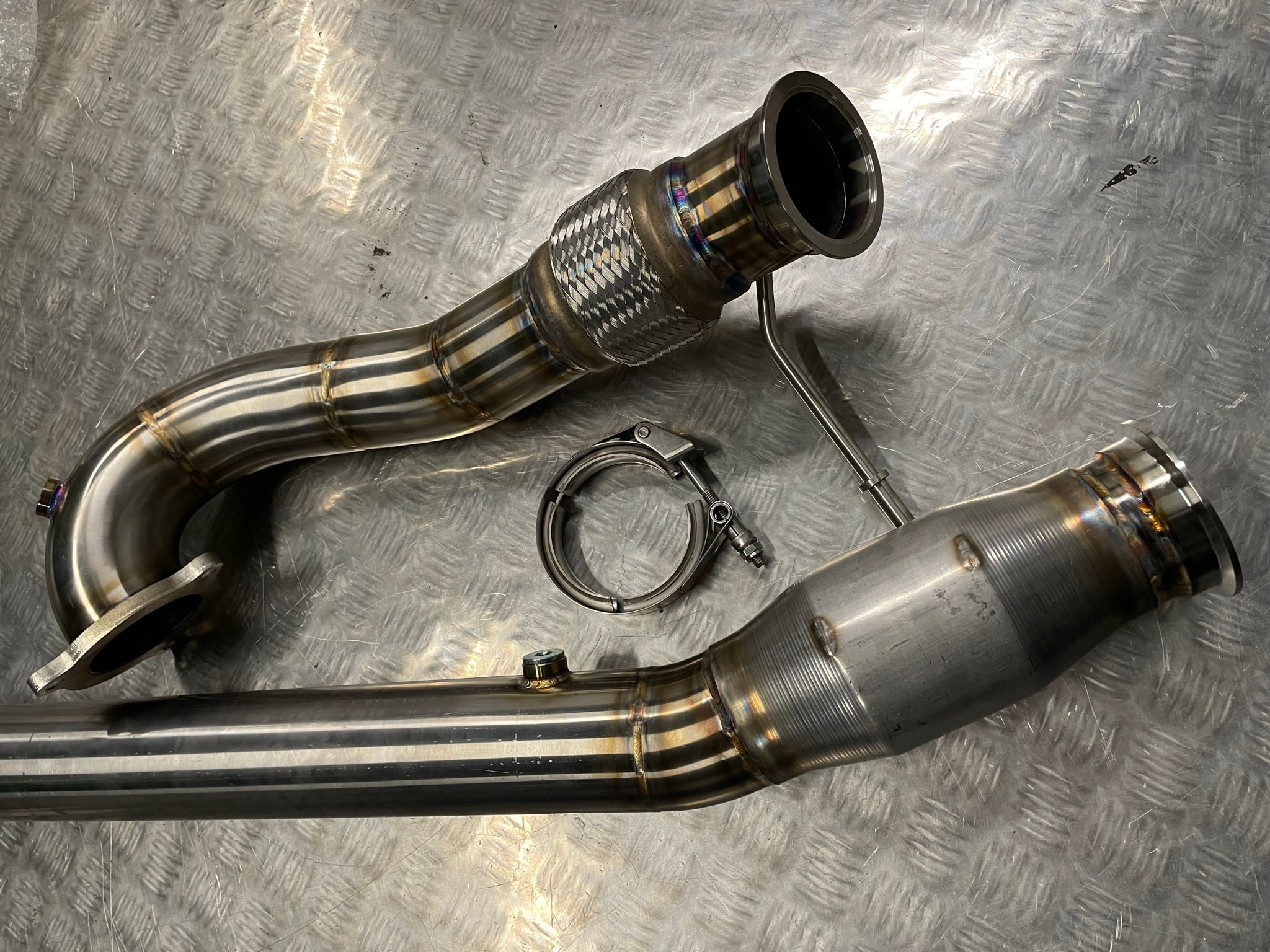 3" 200Cell Sports Cat Downpipe - Audi S3 8L 1.8T Quattro