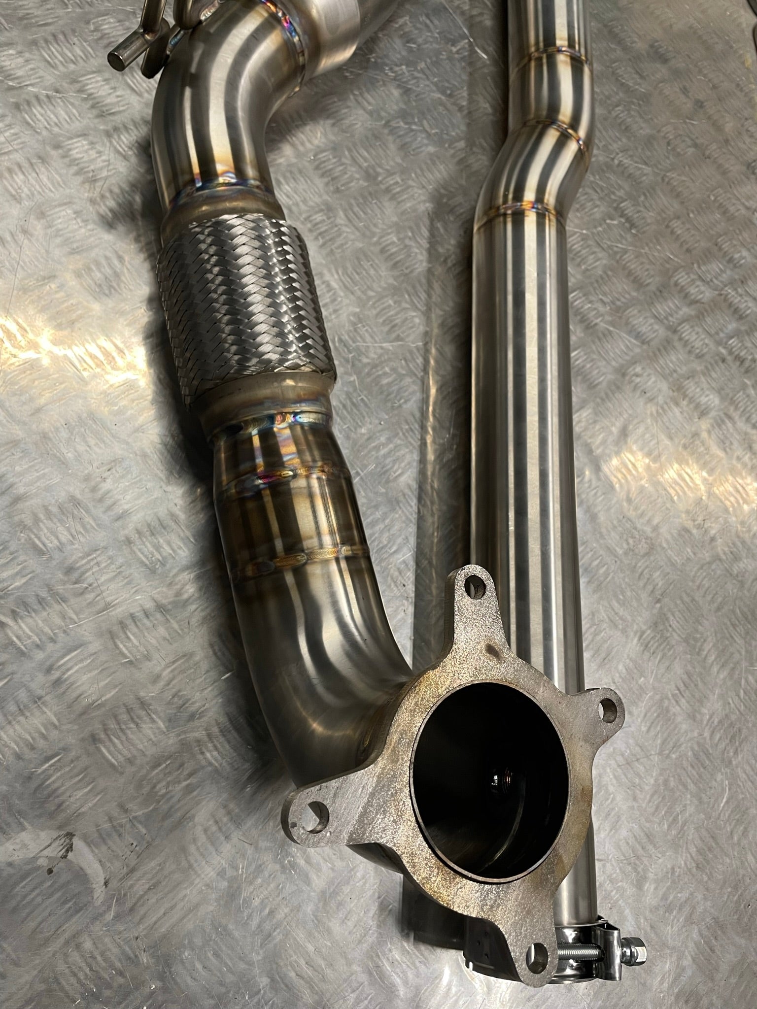 3.5" 200Cell Sports-Cat Downpipe - Audi TTS MK2 Quattro