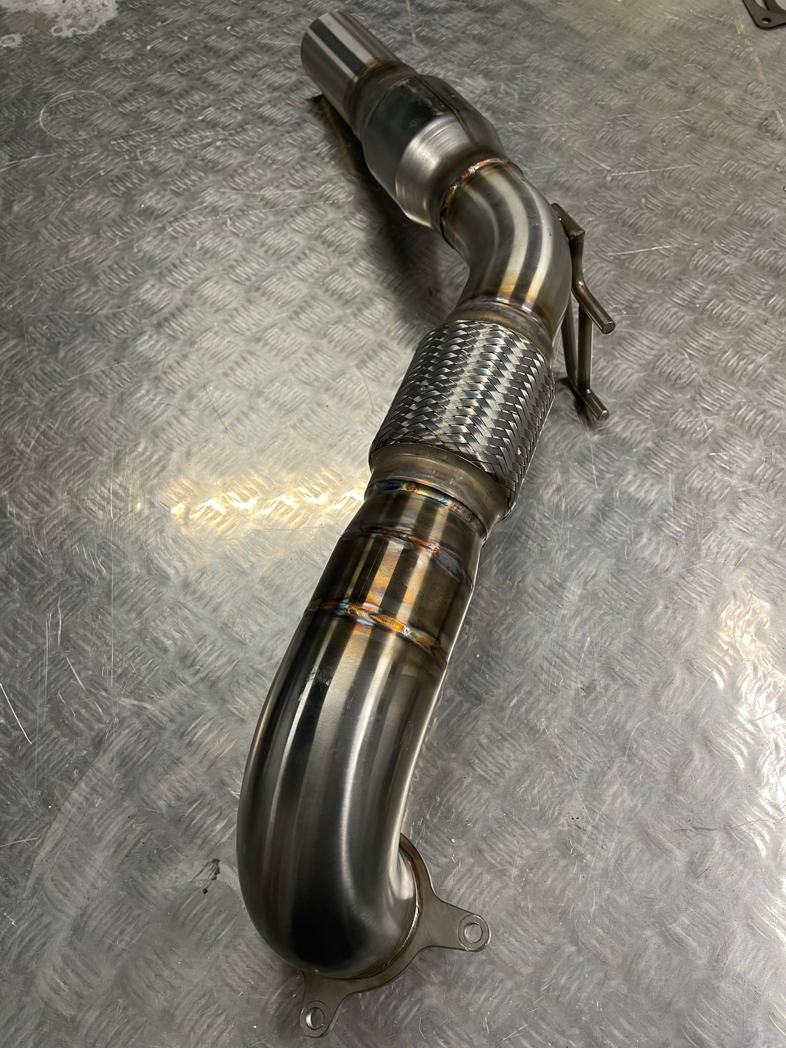 3.5" 200Cell Sports-Cat Downpipe - Audi S3 8P 2.0T Quattro