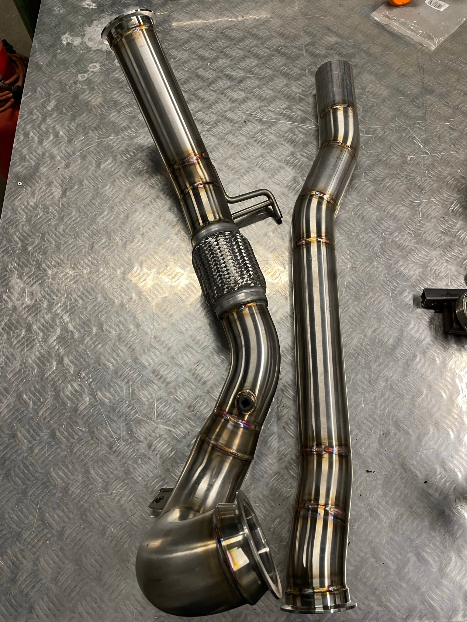 3.5" 200Cell Sports-Cat Downpipe - VW Golf MK7 R 2.0 TSI 300PS