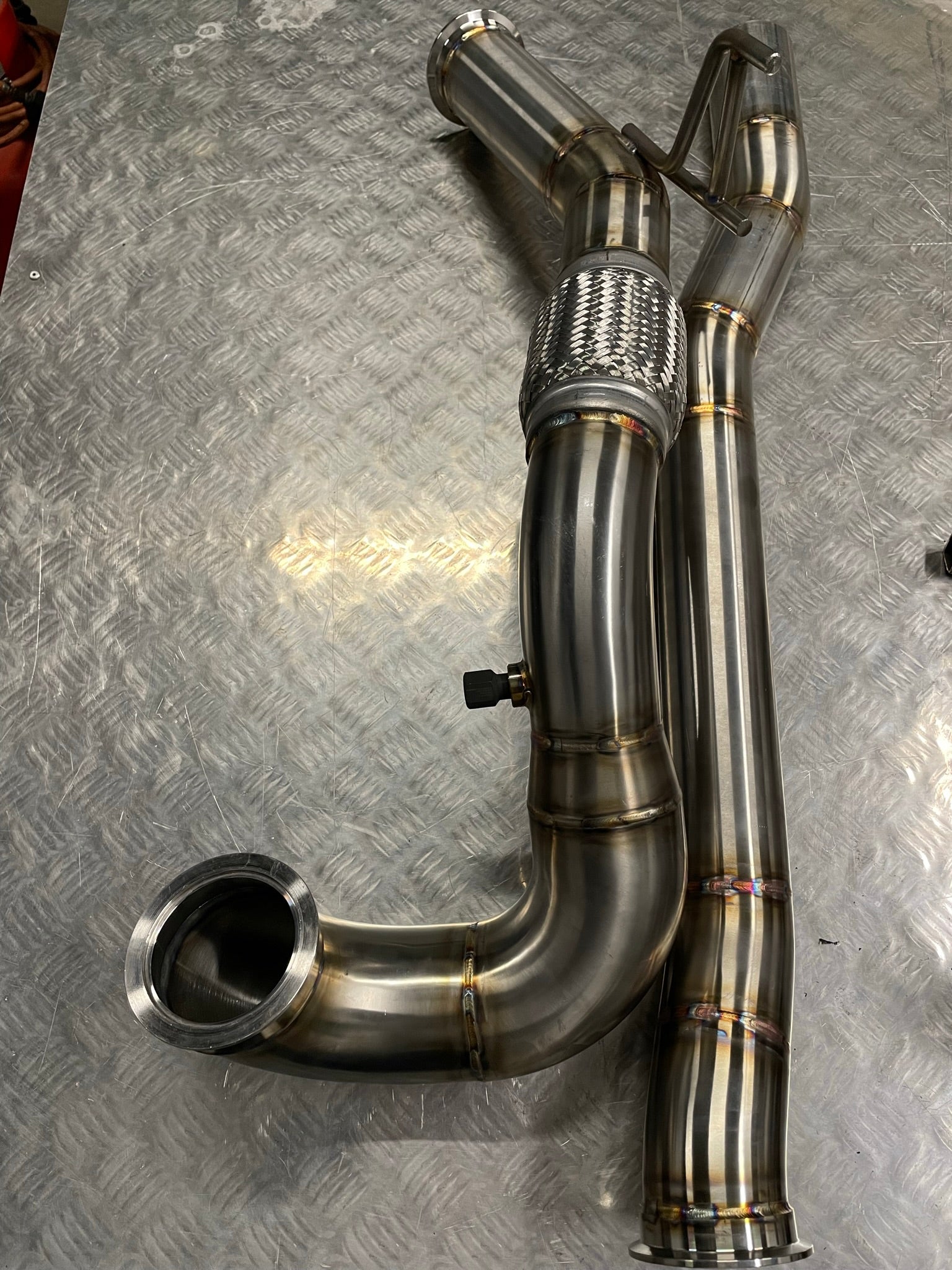 3.5" 200Cell Sports-Cat Downpipe - VW Golf MK7.5 R 2.0 TSI 310PS