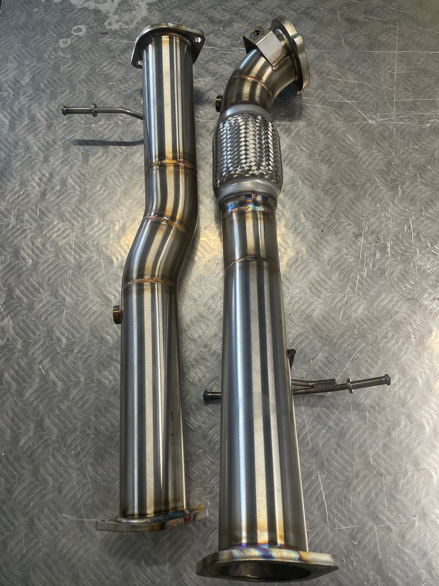 3" Downpipe + DeCat pipe - Ford Focus MK2 ST 225