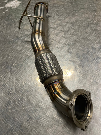 3" Downpipe + DeCat pipe - Ford Focus MK2 RS 2.5T 305PS