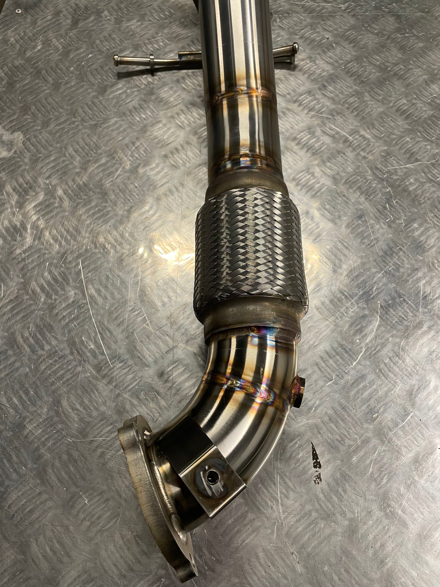3" Downpipe + DeCat pipe - Ford Focus MK2 RS 2.5T 305PS
